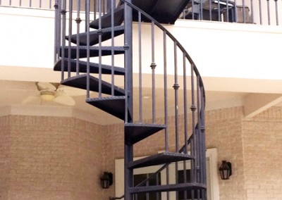 MSW Ornamental Iron Spiral Stairs